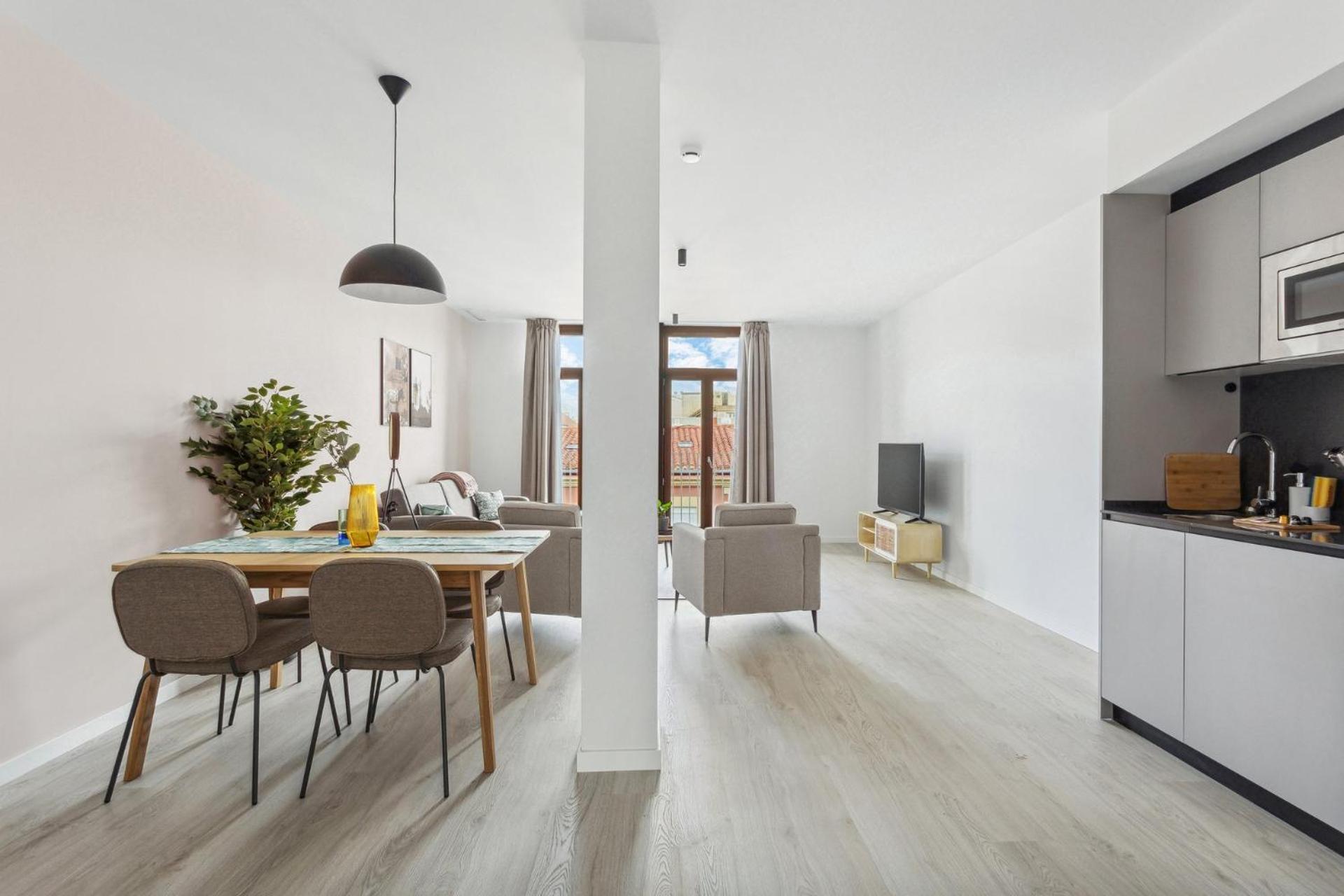 One-Bedroom Apartment Balcony