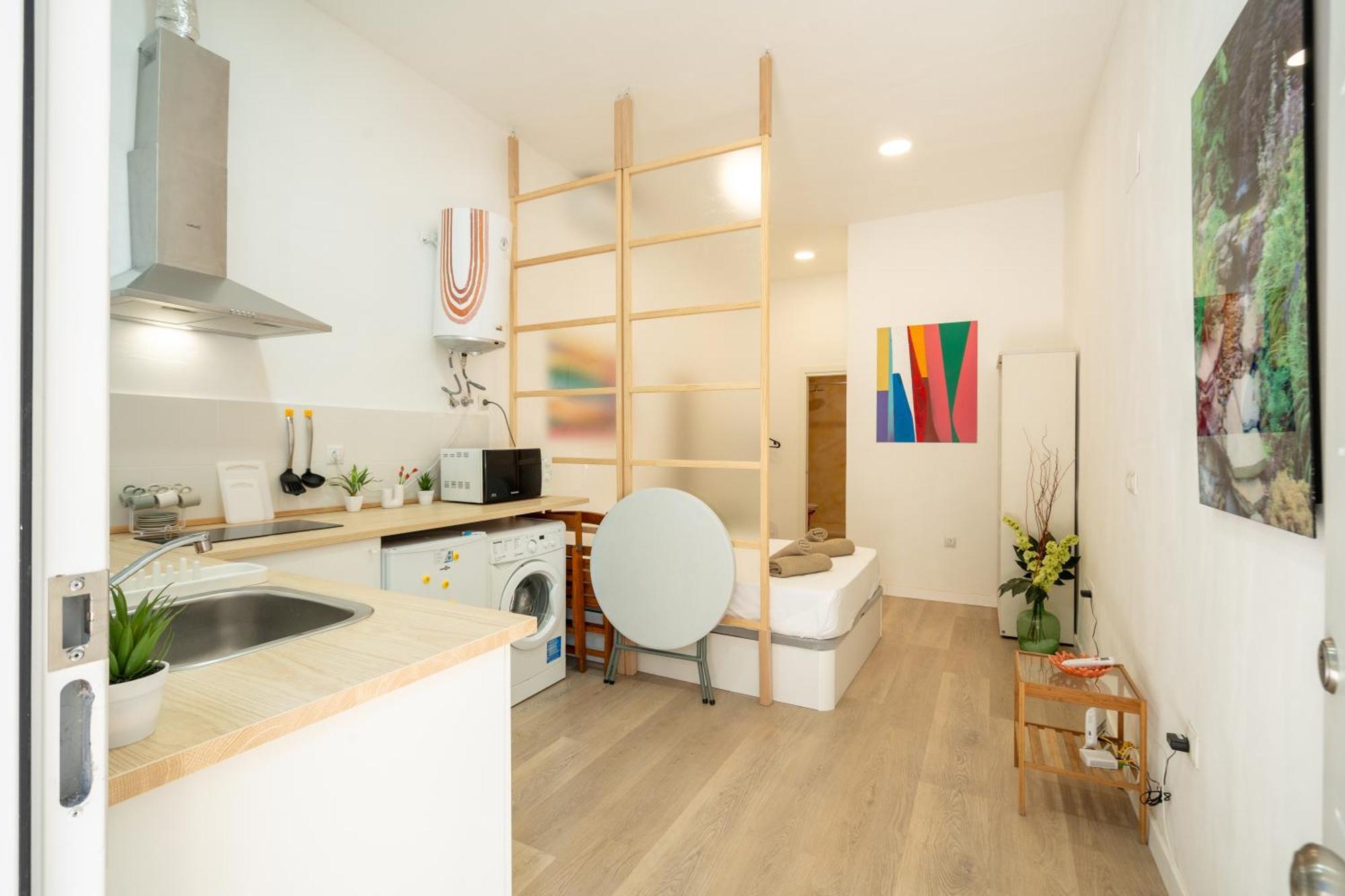 Apartamento de 1 dormitorio