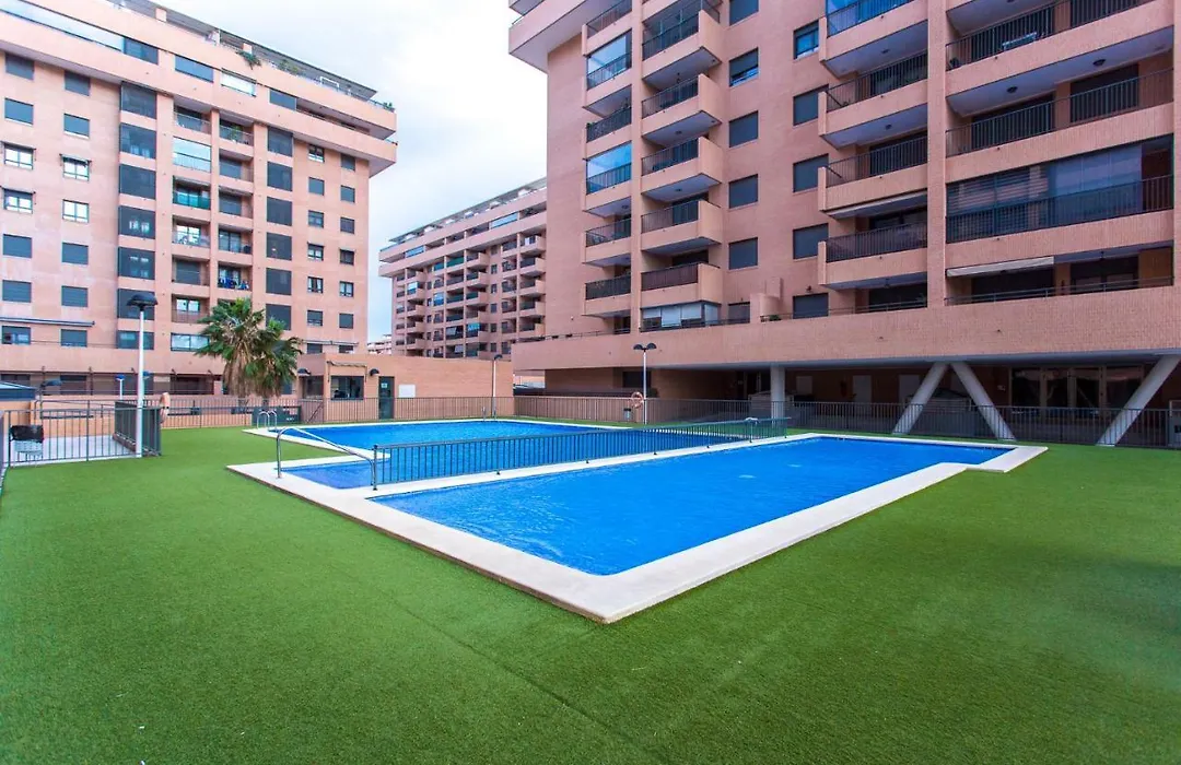 Apartment On The Beach,Pool,Wifi,Garage,Valencia-1