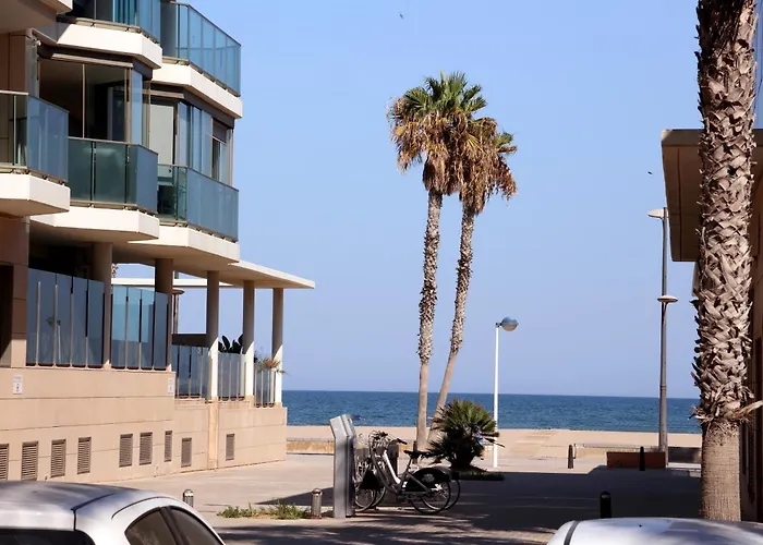 Apartamento dos habitaciones primera línea de playa