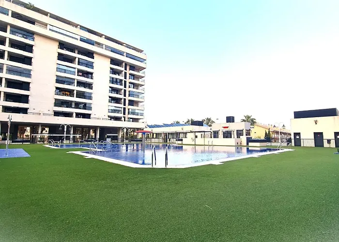 Beach Valencia Luxury D9-29 Apartment With Terrace And Sea Views With Two Rooms
