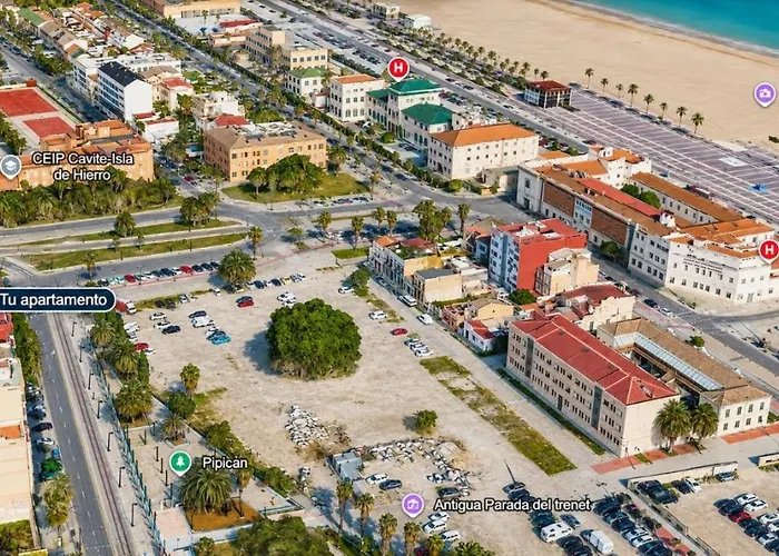 Florit Flats - The Malvarrosa Beach Apartment & Free Parking