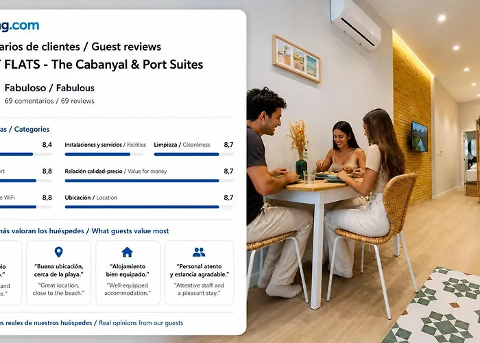 Florit Flats - The Cabanyal & Port Suites Walencja, Hiszpania