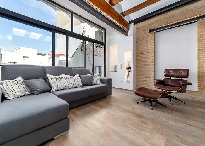 Florit Flats - Center Luxurious 1Br 1Ba Terrace Wi-Fi Ac