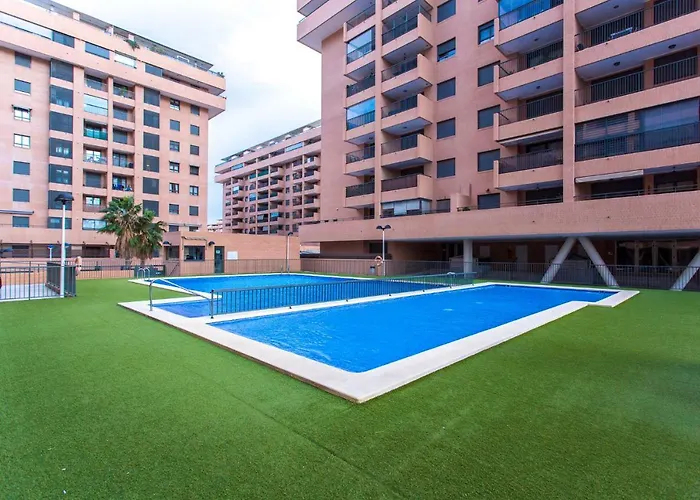 Apartment On The Beach,Pool,Wifi,Garage,Valenza, Spagna